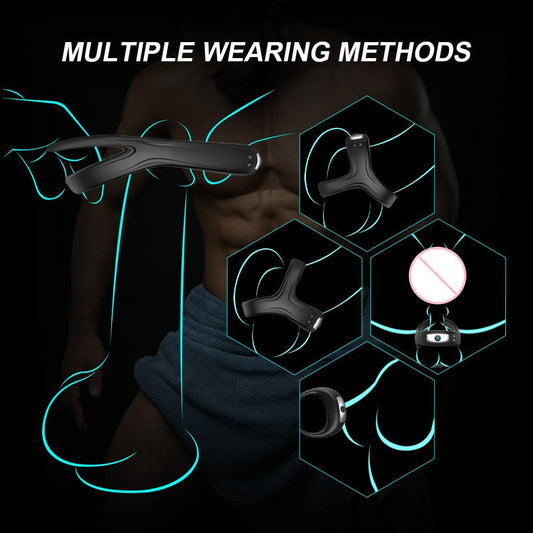 Penisring für Männer, USB-Ladefunktion, Vibrationsmassage, Masturbator für Männer