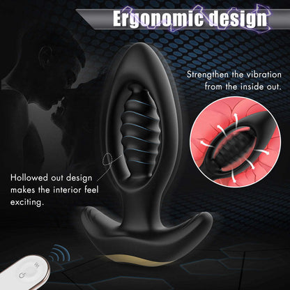 Electric Thrusting Remote Control Butt Plug