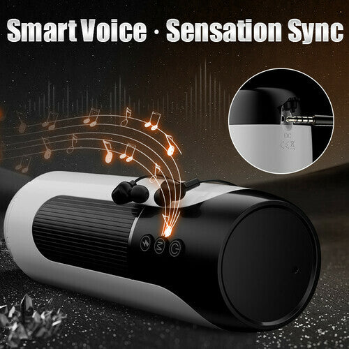 Saith - Wearable 7 Thrusting & Vibrating Heating Vocable Multifunctional Masturbator