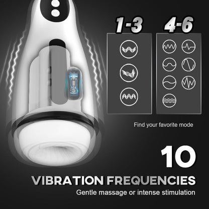 Saug- und Vibrationstechnologie-Masturbator für Männer