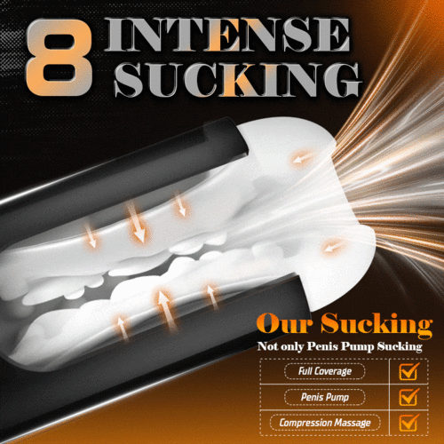 Sophia – 8 Vibration 8 Sucking Modes 3D Realistic Sleeve Automatic Male Masturbator