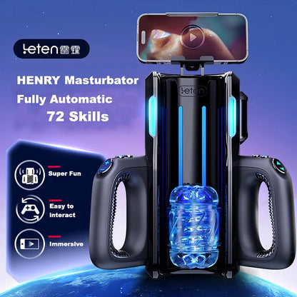 Leten - Rocket Launcher With Handphone Holder Male Masturbation Machine