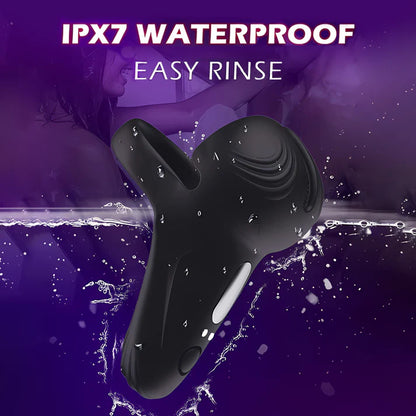 Lesom - Rechargeable Vibrating Cock Ring with 10 Modes