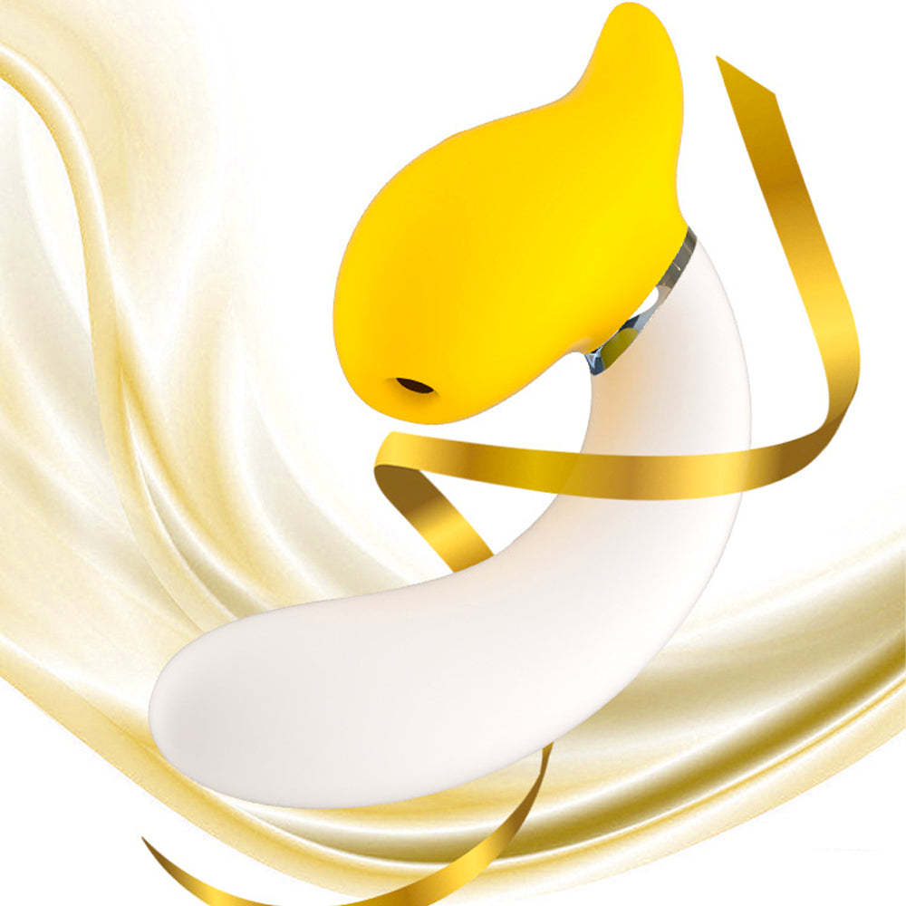 Banana Vibrating Dildos Spin Suck Telescoping Dildo