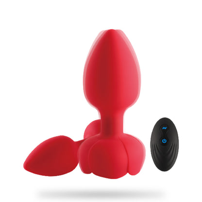 Wireless Remote Control Electric Vibrating Illuminated Silicone Butt Plug