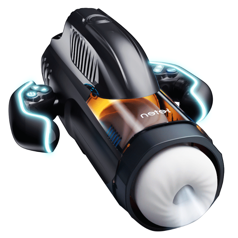 Leten 10-Mode Suction & Thrusting Male Masturbator with Dual Control Handles