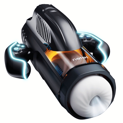 Leten 10-Mode Suction & Thrusting Male Masturbator with Dual Control Handles