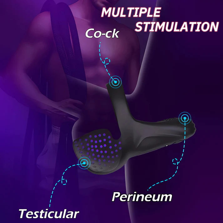 Lesom - Rechargeable Vibrating Cock Ring with 10 Modes