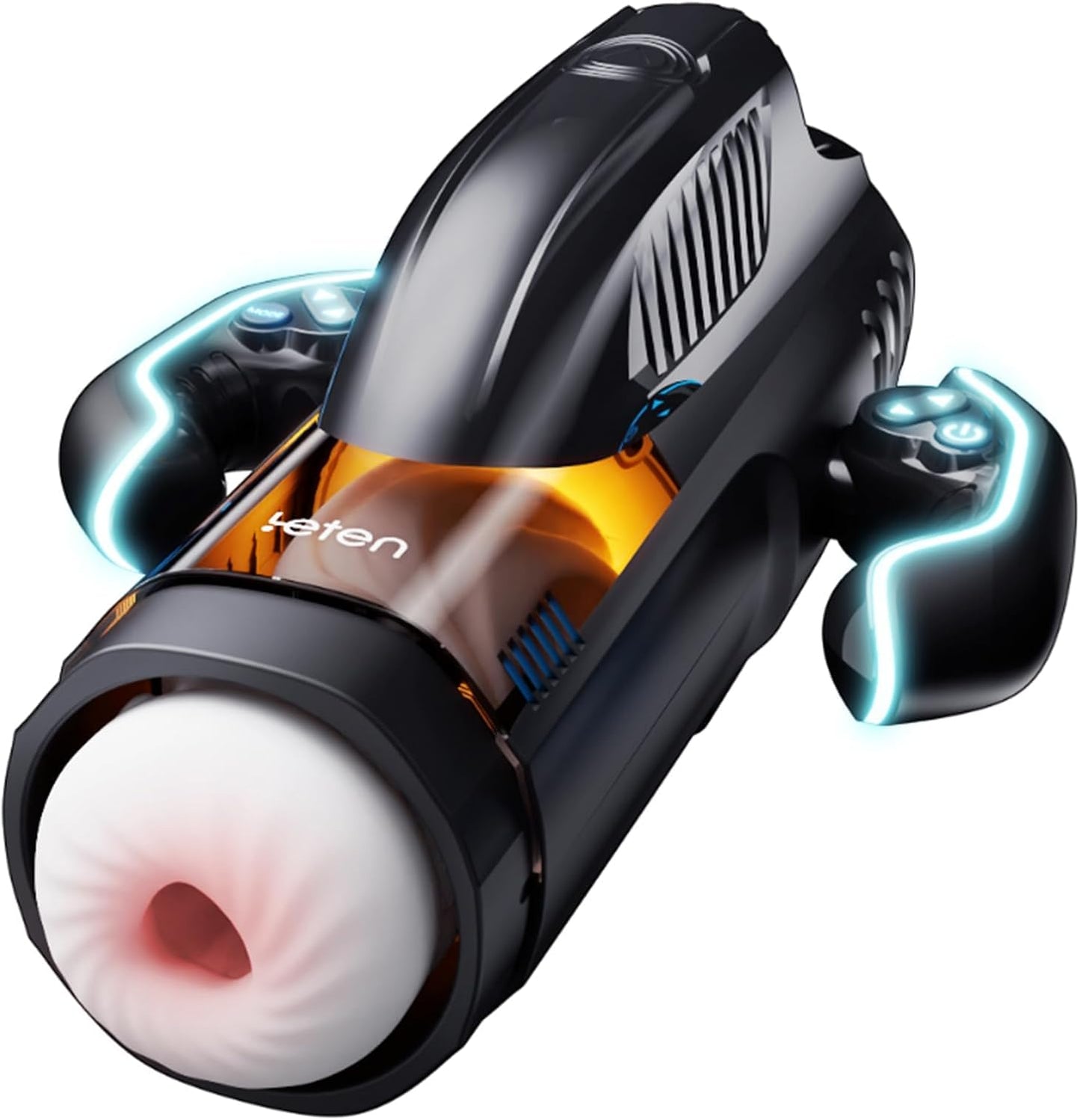 Leten 10-Mode Suction & Thrusting Male Masturbator with Dual Control Handles