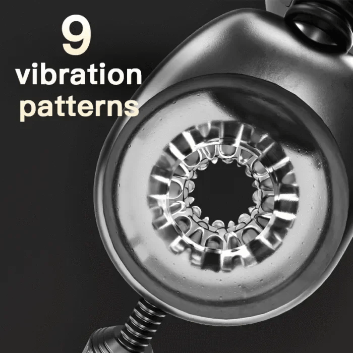 Beckett - Advanced Wearable Male Masturbator: 9 Swinging & 9 Vibrating Functions