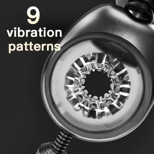 Beckett - Advanced Wearable Male Masturbator: 9 Swinging & 9 Vibrating Functions