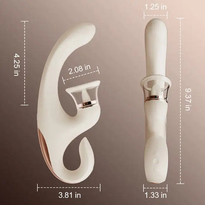 Clitoral Arousal 9 Licking Vibrating 4 Sucking Triple Stimulation Vibrator