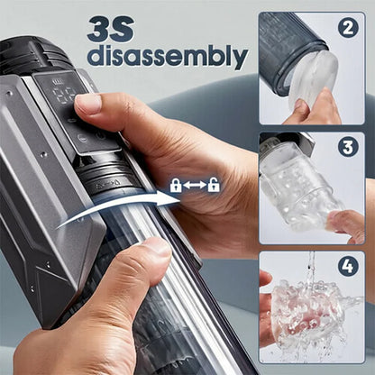 Automatischer Masturbator für Männer – 3D-realistisches Blowjob-Sexspielzeug 