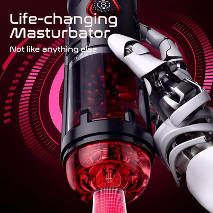 Josh – Männlicher Masturbator mit 5 Stößen und 9 Rotationen 