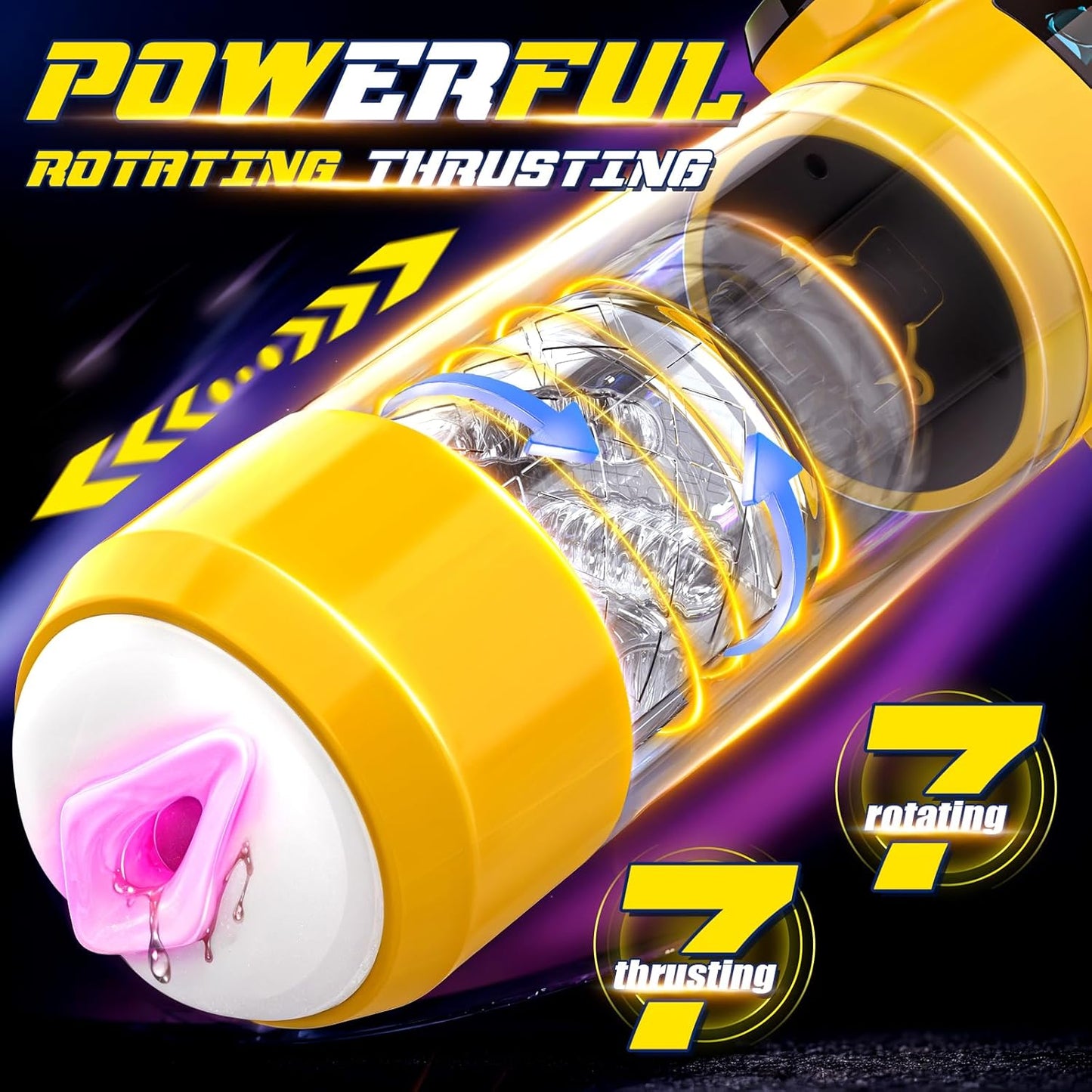 Aurora - Automatic Male Masturbator with 7 Thrust & Rotation Modes