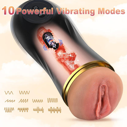 Alien - Vibrating Male Masturbator Sex Toys for Penis Training &Men Pleasure