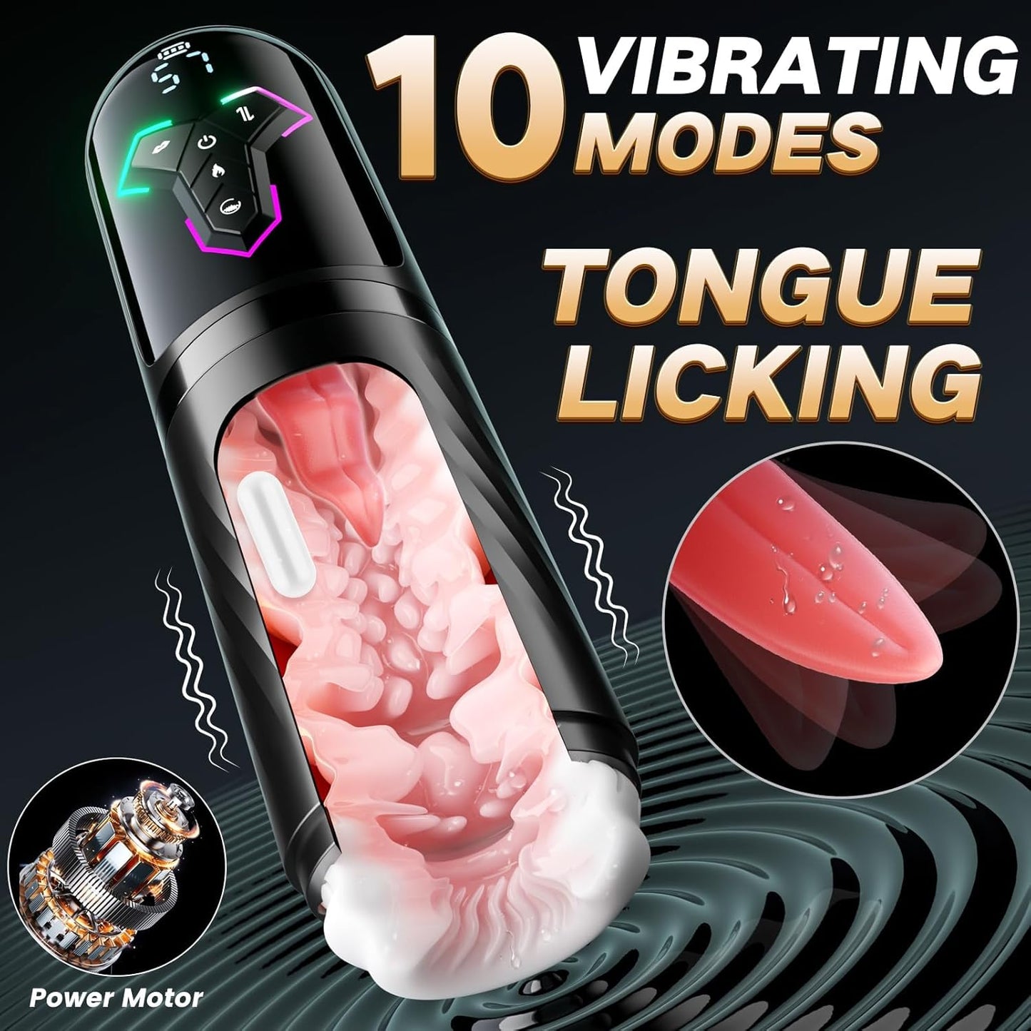 Jack - Upgrade 5 in 1 Male Sex Toys for Men With Heating