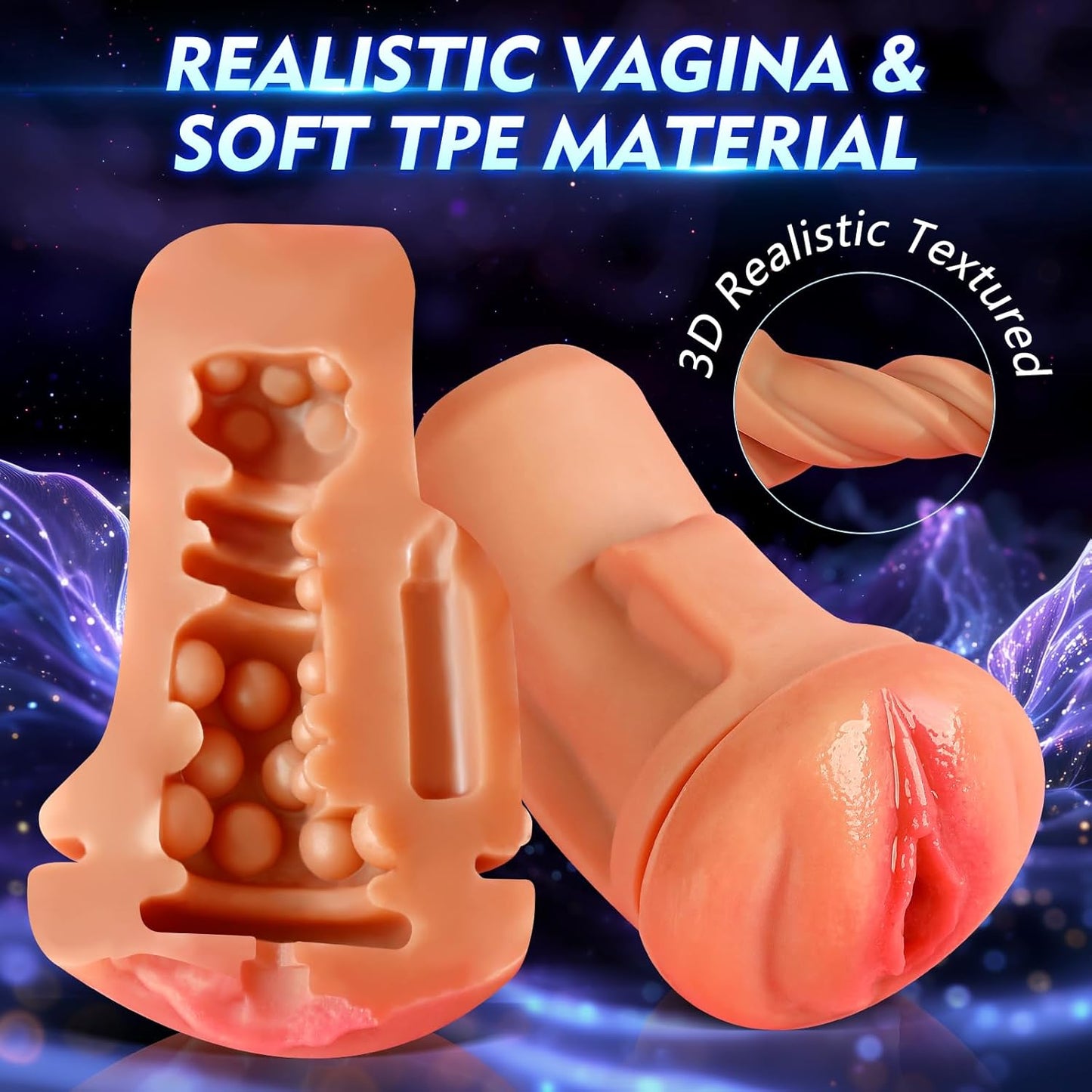 Jonny - Automatic Masturbators with Phone Holder & LED Blowjob Masturbation Cup