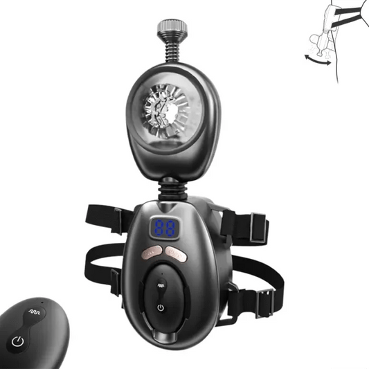 Beckett - Advanced Wearable Male Masturbator: 9 Swinging & 9 Vibrating Functions