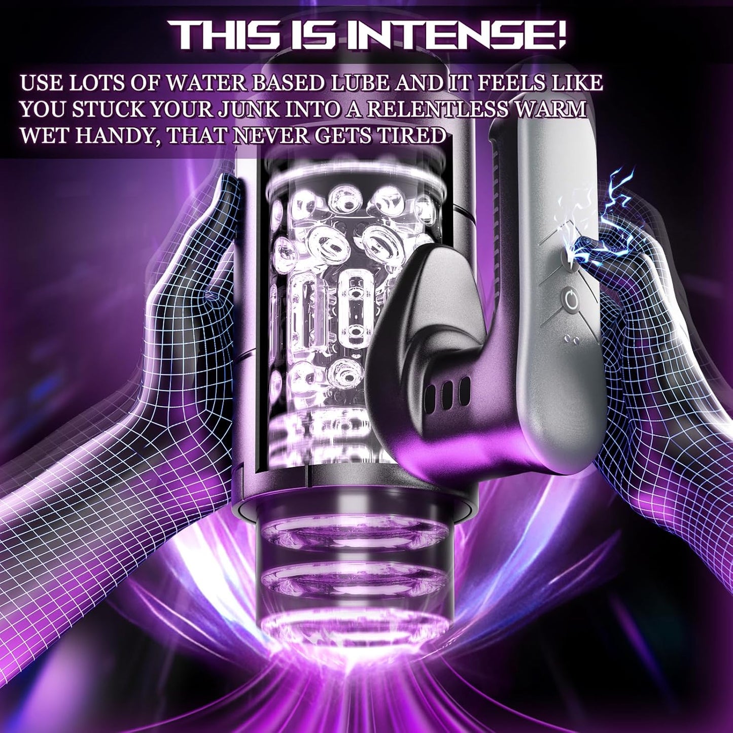 Automatic Stroker with 9 Thrusting & Rotating Sex Machine