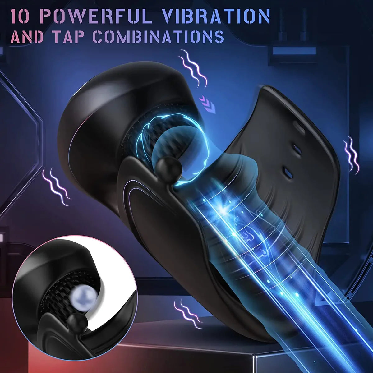 Körpertrainingsgerät – Vibrationstrainer für die Eichel des männlichen Penis