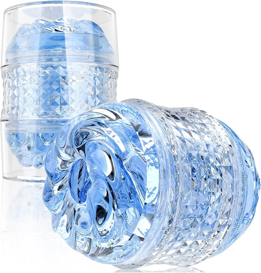 Spiral Motion Male Masturbator - Transparent Crystal Sleeve