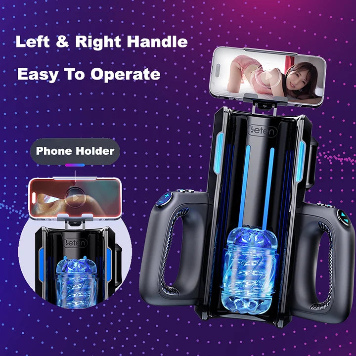 Leten - Rocket Launcher With Handphone Holder Male Masturbation Machine
