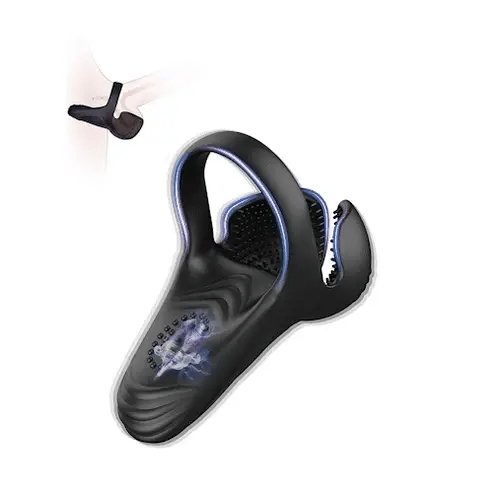 Lesom - Rechargeable Vibrating Cock Ring with 10 Modes