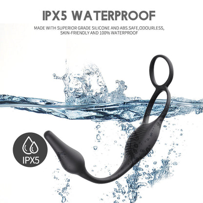 Wearable Erection Enhancer Cock Ring - Vibrating Stimulator Prostate Massager