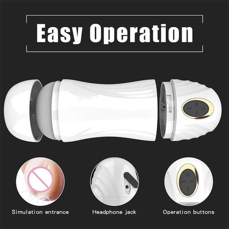 Automatischer 3D-Masturbator für Männer – 360°-Saugfunktion, Vibration &amp; Tiefenmassage 