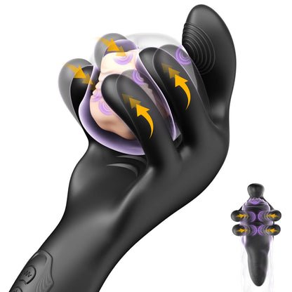 Automatischer 3-in-1-Masturbator für Männer – Vibrations-, Klemm- und Massagefunktion 