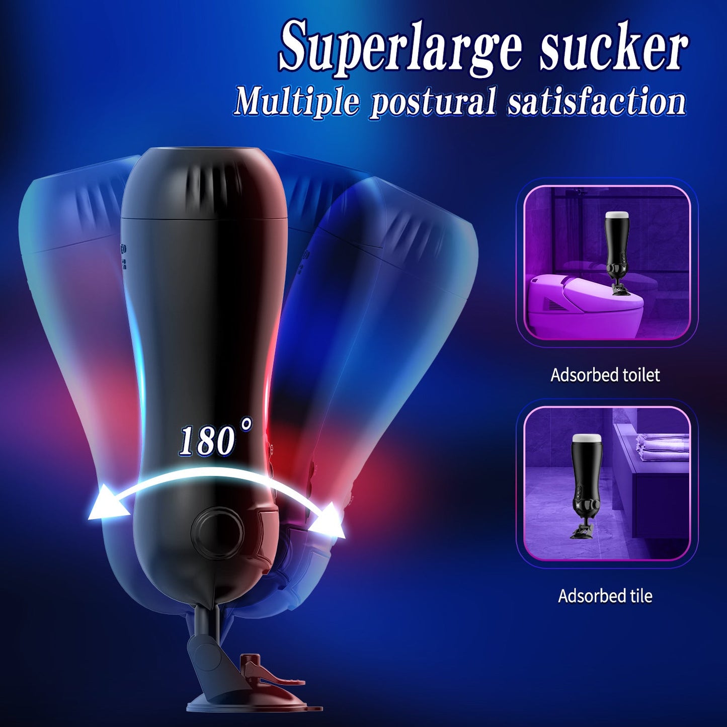 Freihändiger Masturbator für Männer – Automatische Saug- und Vibrationsfunktion