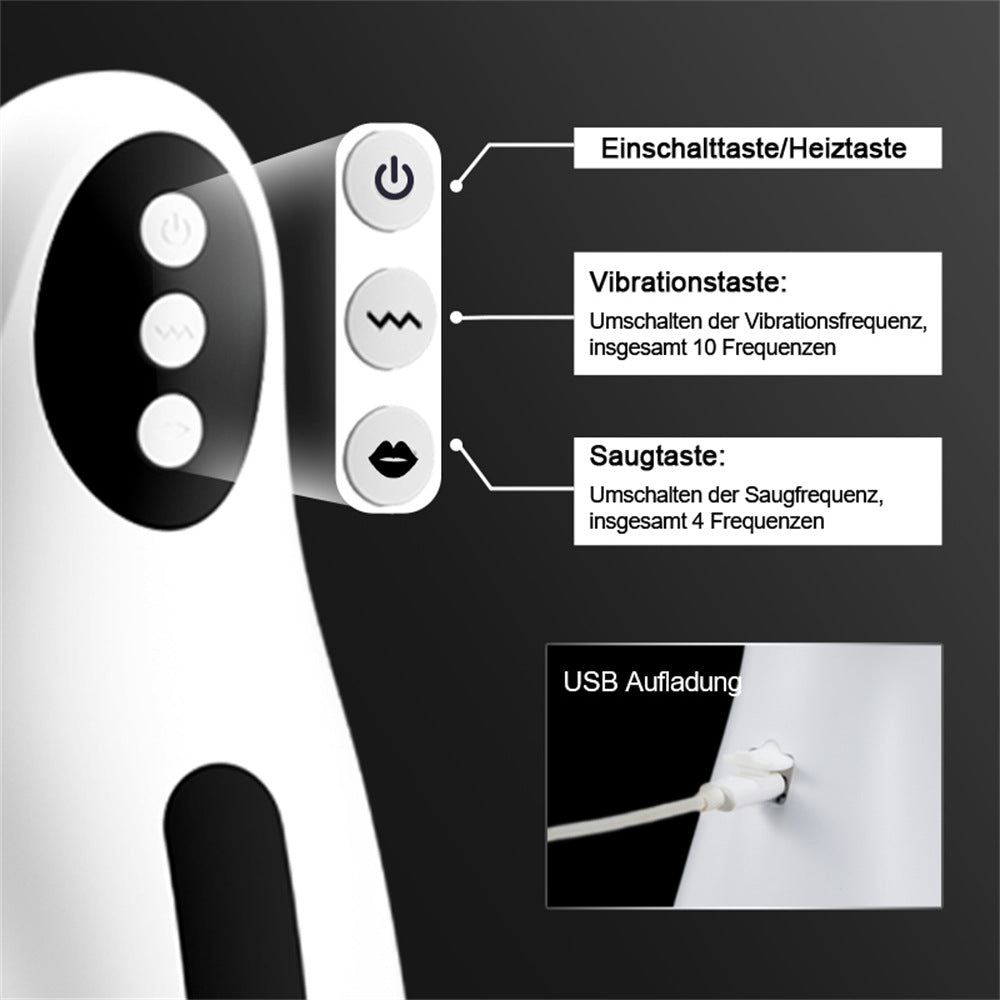 Saug- und Vibrationstechnologie-Masturbator für Männer