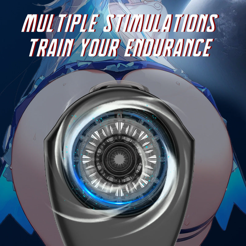 Automatischer Stoß- und Vibrations-Masturbator für Männer – Raumkapsel-Design