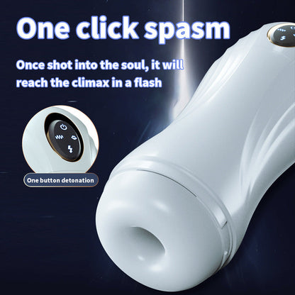 Automatischer 3D-Masturbator für Männer – 360°-Saugfunktion, Vibration &amp; Tiefenmassage 