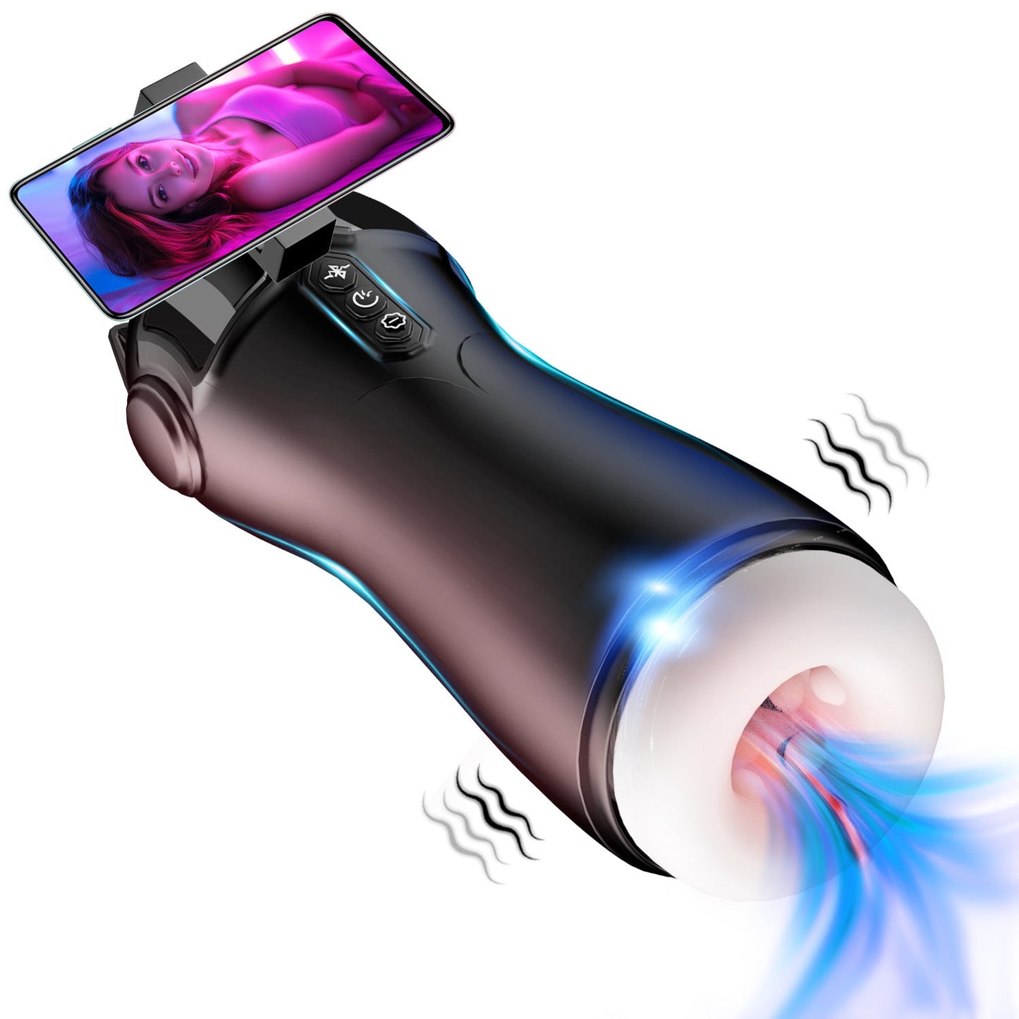 Freihändiger Masturbator für Männer – Automatische Saug- und Vibrationsfunktion
