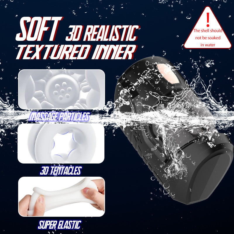 Automatischer Stoß- und Vibrations-Masturbator für Männer – Raumkapsel-Design