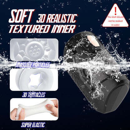 Automatischer Stoß- und Vibrations-Masturbator für Männer – Raumkapsel-Design