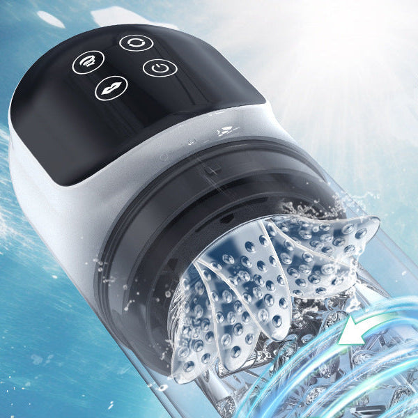 Auto-Rotate & Thrust Male Masturbator – Hands-Free Rotating Suction Cup Stroker
