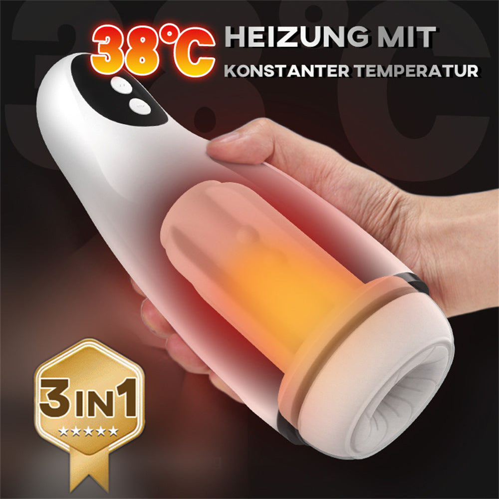 Saug- und Vibrationstechnologie-Masturbator für Männer