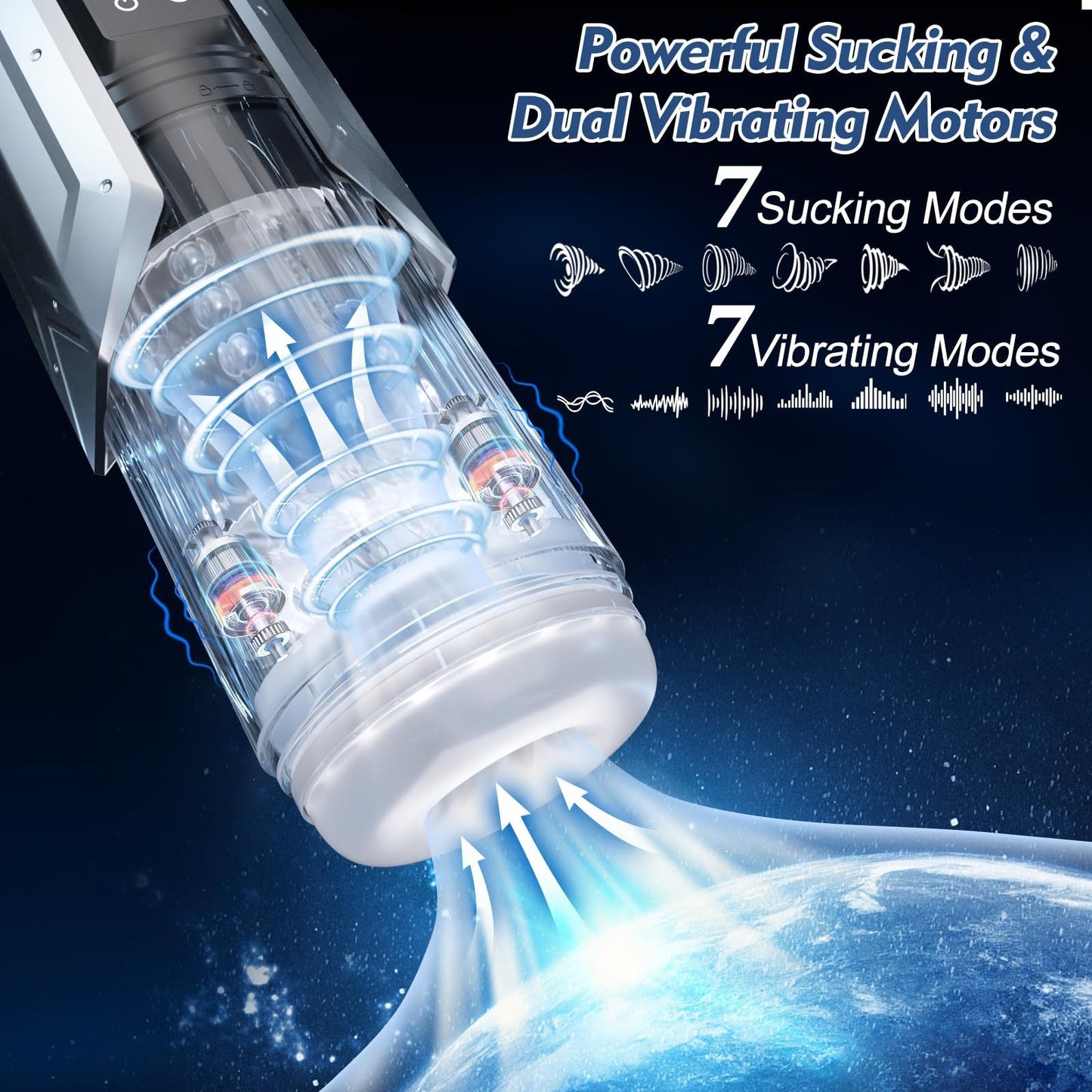 EIN - 4-in-1 Automatic 3D Realistic Textured Blowjob Male Masturbator