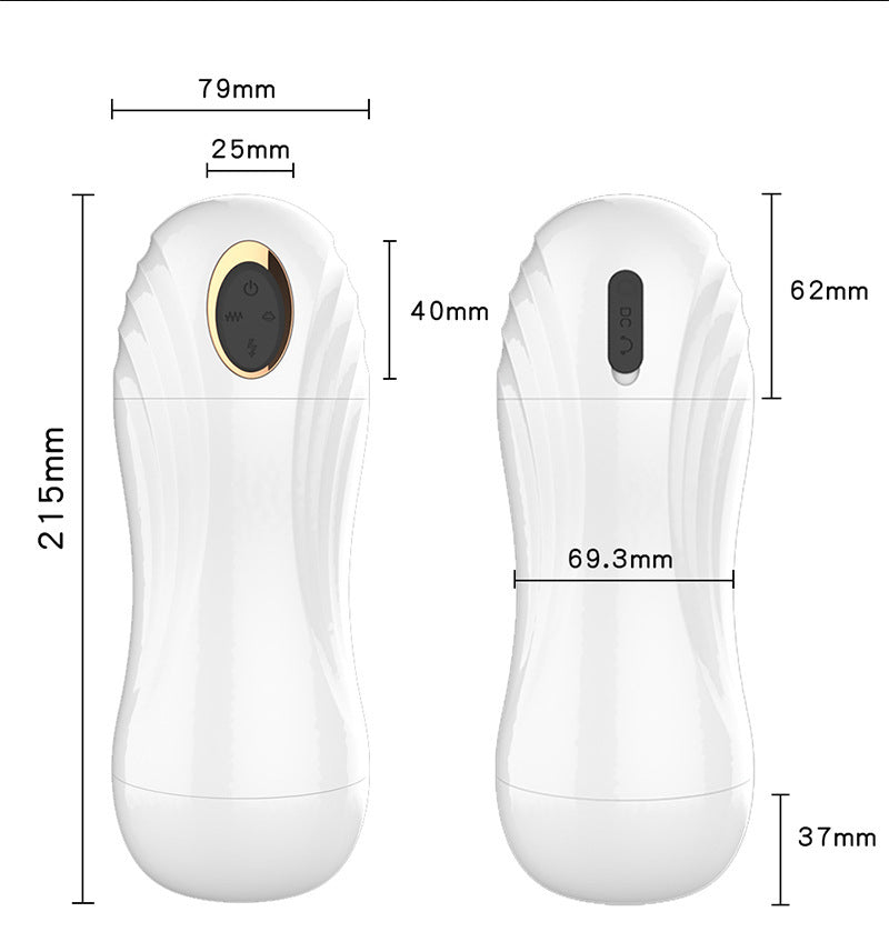 Automatischer 3D-Masturbator für Männer – 360°-Saugfunktion, Vibration &amp; Tiefenmassage 