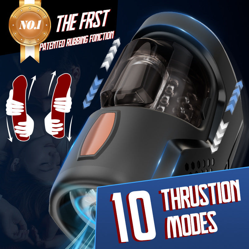 Automatischer Stoß- und Vibrations-Masturbator für Männer – Raumkapsel-Design