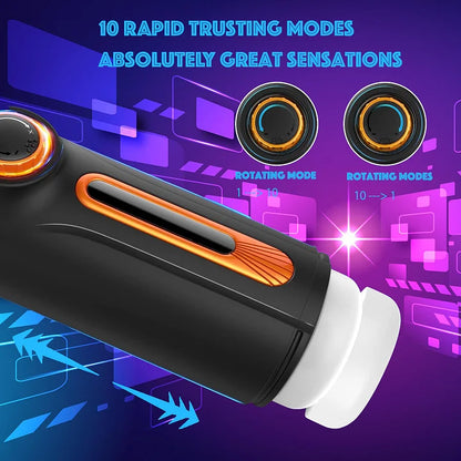 Adventurer 6 IN 1 Automatic Telescopic Sucking Male Masturbator