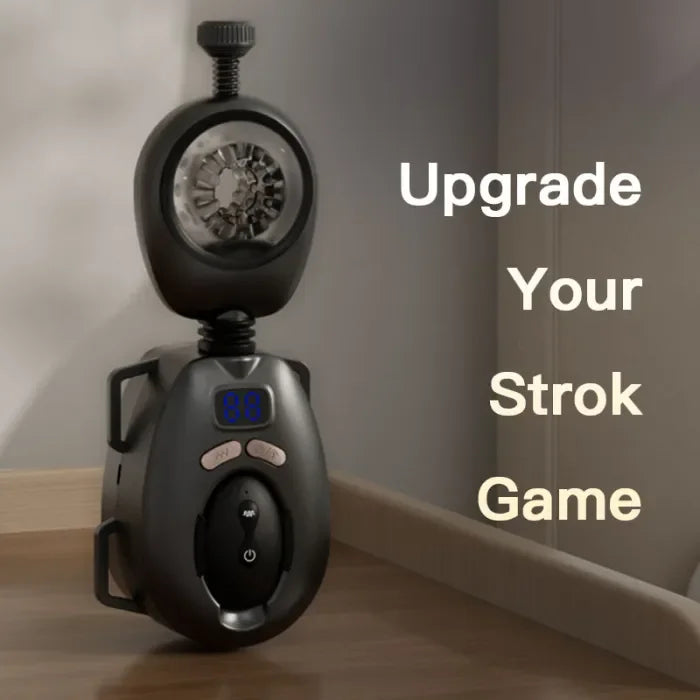 Beckett - Advanced Wearable Male Masturbator: 9 Swinging & 9 Vibrating Functions